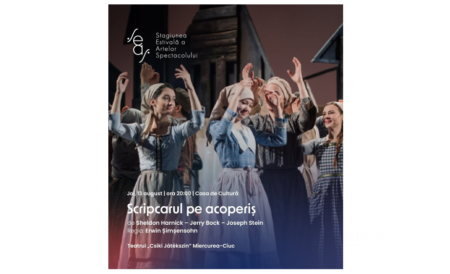 Vezi aici lista spectacolelor din cadrul Stagiunii Estivale a Artelor Spectacolului 2026, ediția a V-a, desfășurată în perioada 10 iulie - 12 septembrie