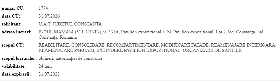 certificat de urbanism construire pavilion