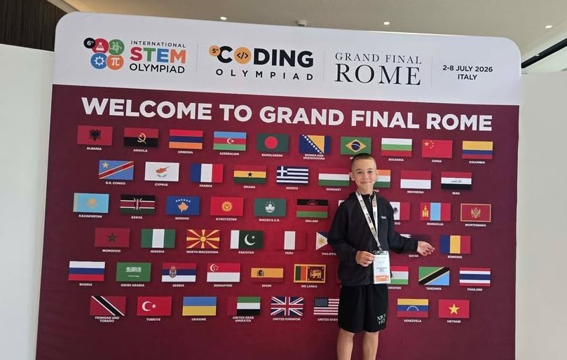 FOTO Performanță remarcabilă pentru Iustin Ștefan Petcu, elev din Năvodari: medalie de AUR la Matematică și medalie de argint la Științe, la Olimpiada Internațională STEM