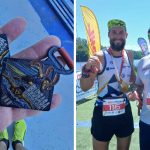 FOTO Cristian Gurău și Ionuț Cristea de la CS Medgidia, locul al V-lea la proba ștafetă în cadrul Concursul Aquathlon-Budeasa Swin & Run din București