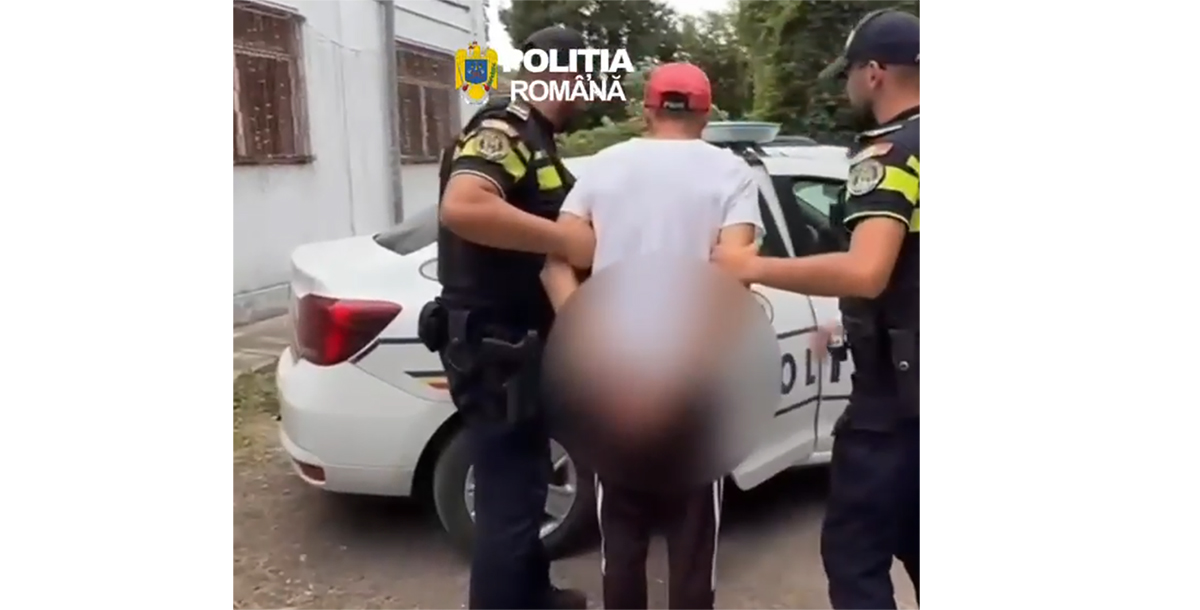 VIDEO Bărbat din Cerchezu, reținut de polițiști: Este cercetat pentru viol asupra unui minor, în formă continuată
