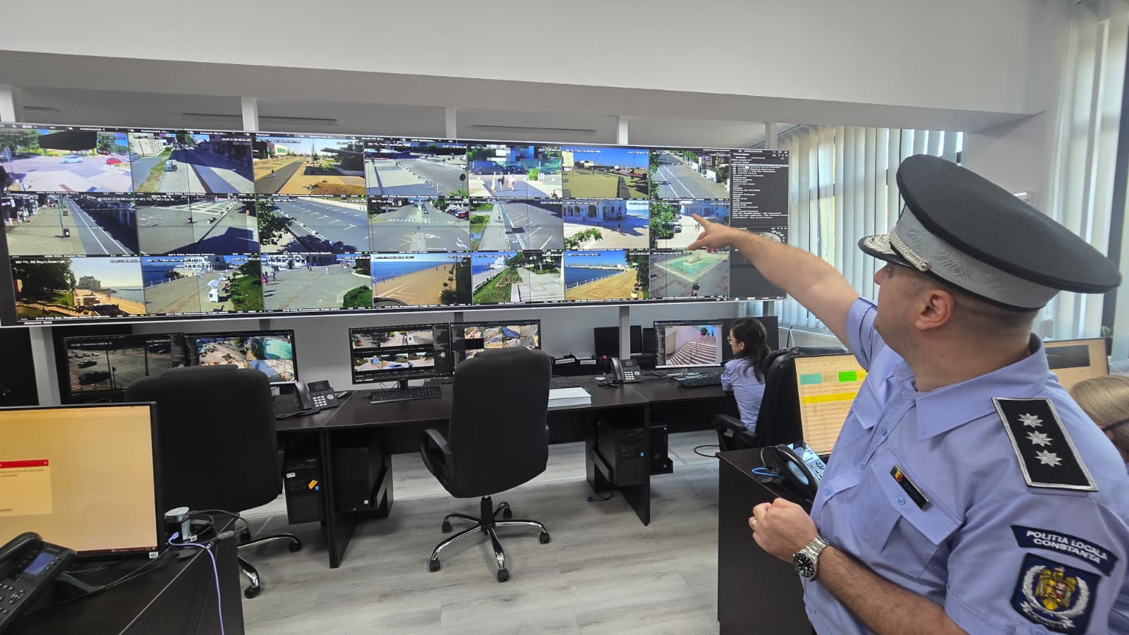 FOTO VIDEO Cum sunt supravegheați și identificați șoferii în traficul din Constanța: Sistemul lucrează pentru noi, spune Ionuț Dumitru, șeful Poliției Locale