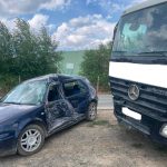 Accident în județul Tulcea între o betonieră și un autoturism