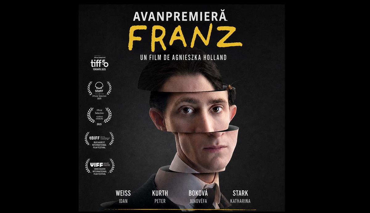 Centrul Cultural Constanța Teodor T. Burada prezintă avanpremiera filmului intitulat Franz, inspirat din viața lui Franz Kafka. De unde pot fi luate biletele