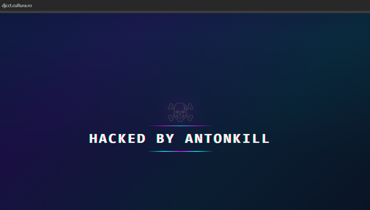 Direcția de Cultură Constanța hacked site