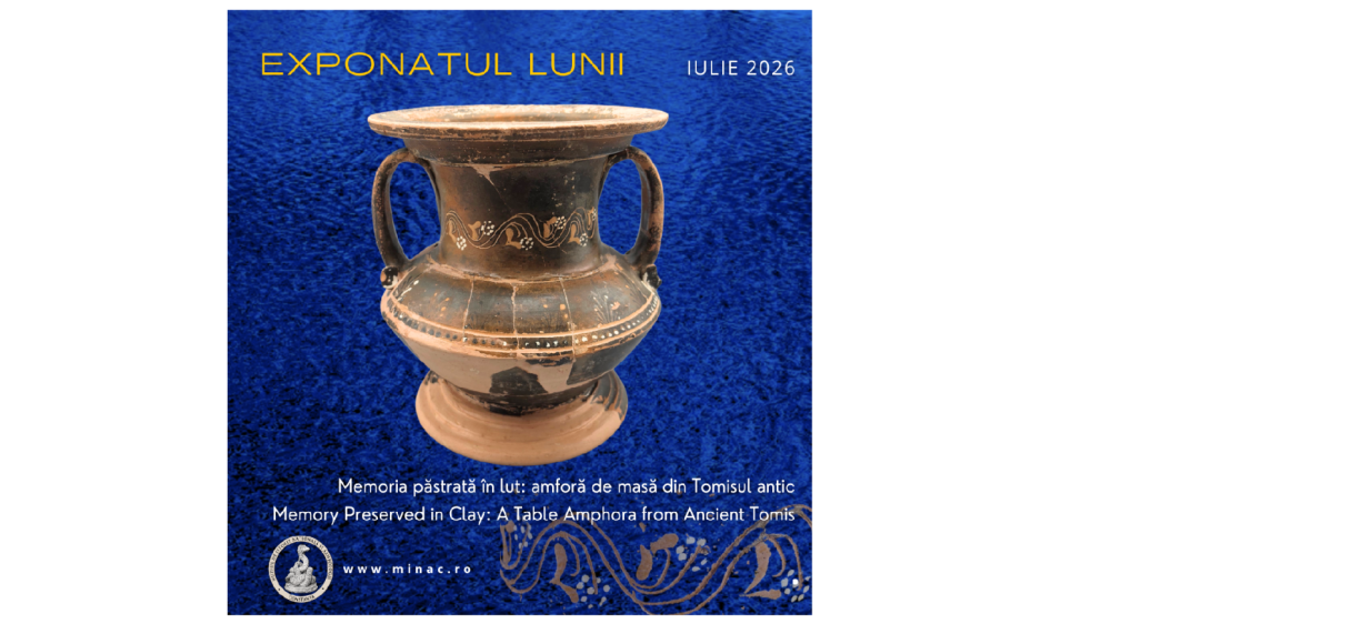 FOTO Exponatul lunii la Muzeul de Istorie și Arheologie Constanța este o amforă de masă din Tomisul antic