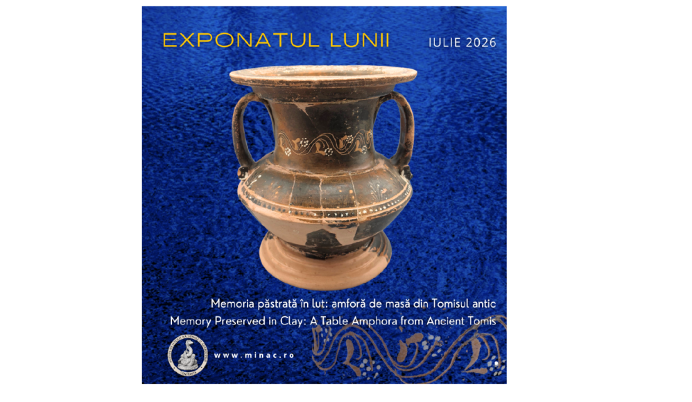 FOTO Exponatul lunii la Muzeul de Istorie și Arheologie Constanța este o amforă de masă din Tomisul antic