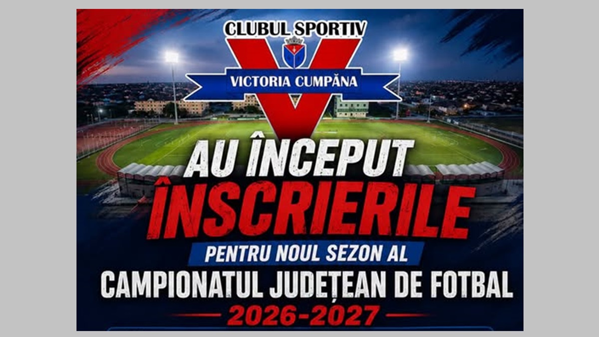Cei care își doresc o carieră în fotbal se pot înscrie la Club Sportiv Victoria Cumpăna