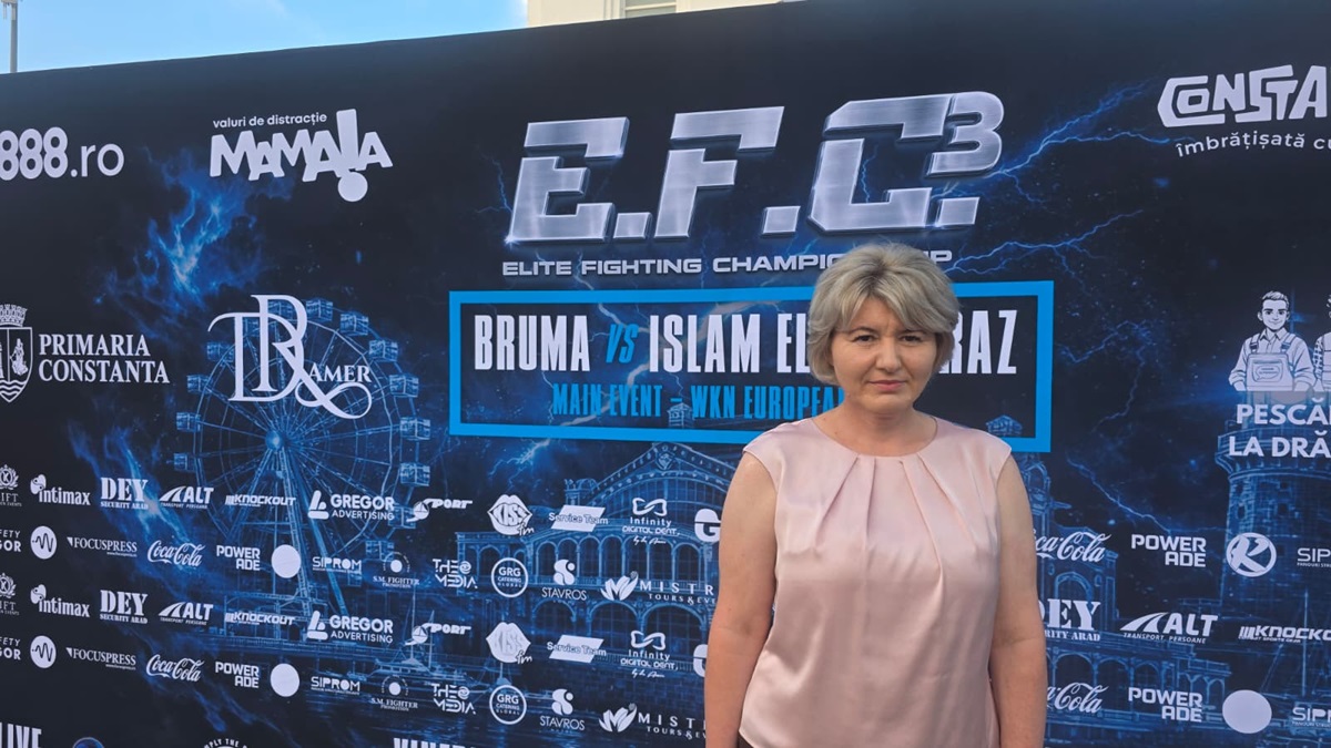 FOTO VIDEO Niculina Ciobanu, primarul din Fântânele, prezentă la Elite Fighting Championship în Mamaia, pentru a-i susține pe sportivii comunei: Pentru mine, ei sunt cei mai buni, indiferent de rezultat!