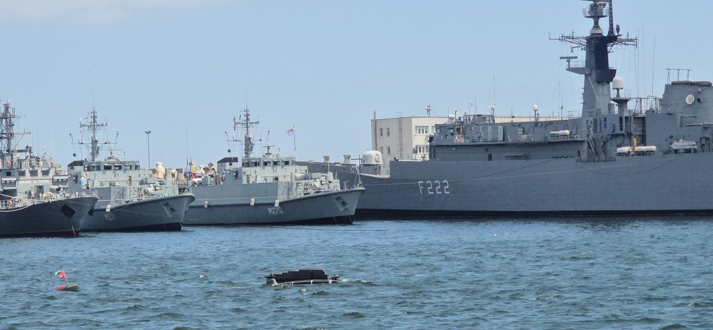 FOTO VIDEO La Terminalul de Pasageri din Portul Constanța a fost testată prima platformă maritimă autonomă: Aceasta va sprijini misiunile de monitorizare