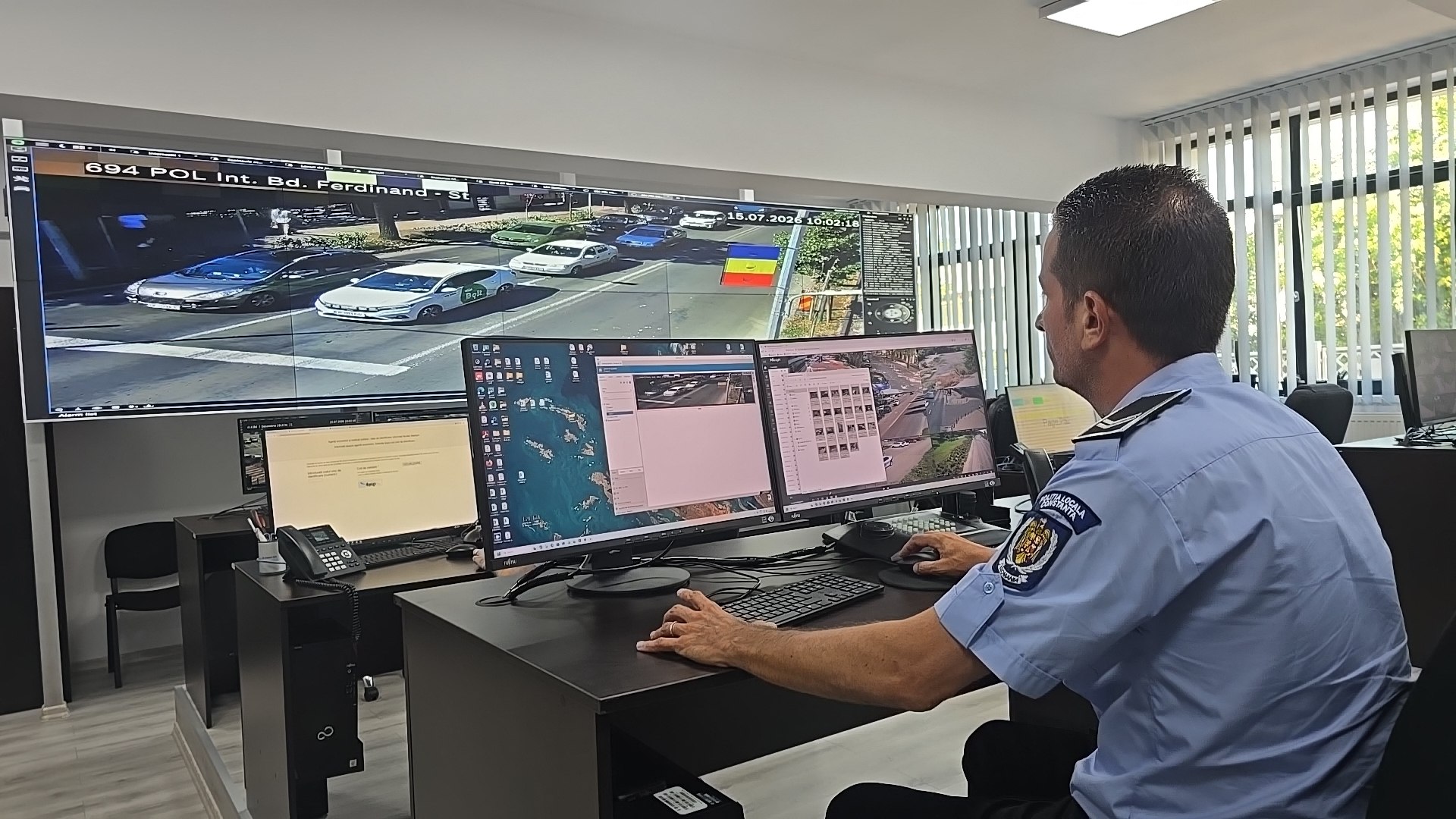 Poliția Locală Constanța sediu camere video supraveghere dispecerat Poliția Locală Constanța