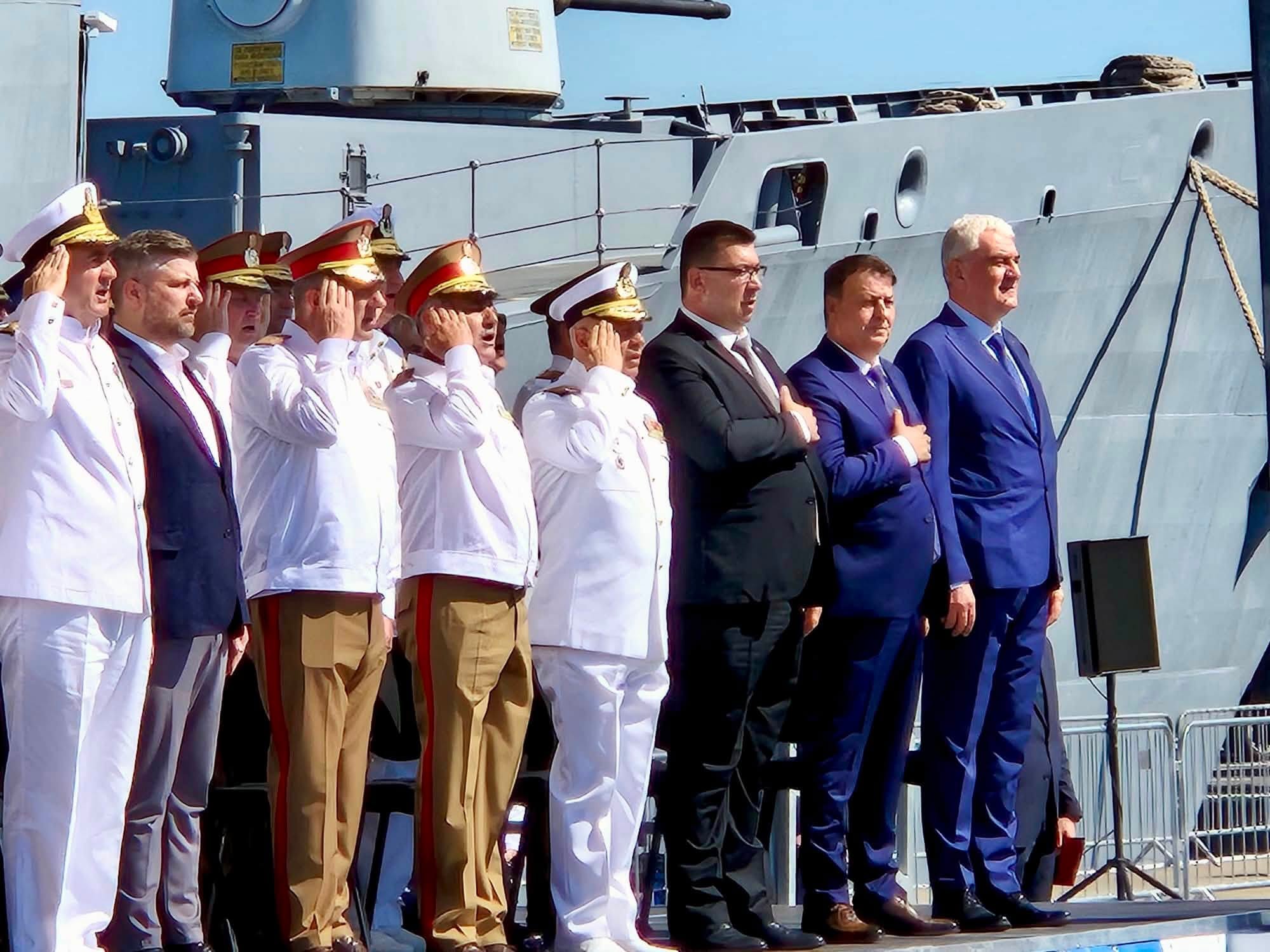 Președintele CJC, Florin Mitroi, mesaj la sosirea corvetei Contraamiral August Roman în Portul Militar: Constanța este poarta maritimă a României