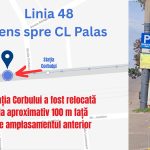 CT BUS: A fost relocată stația Corbului, de pe linia 48