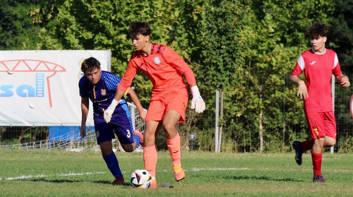 FOTO Fotbaliștii CS Medgidia, victorie în deplasare: La numai 14 ani, Angelo Budeanu a fost vedeta meciului