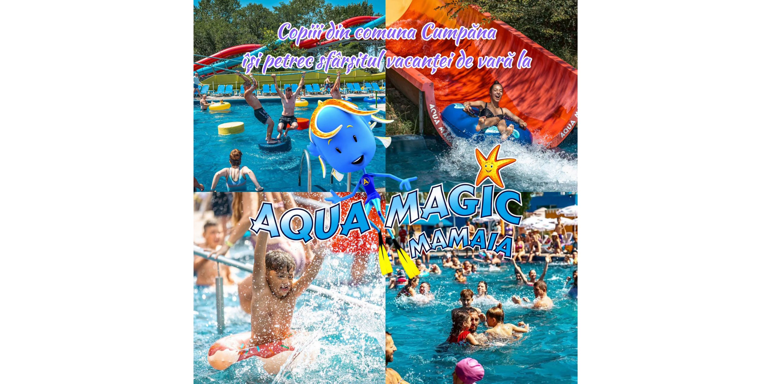 Primăria Cumpăna invită GRATUIT elevii Liceului Tehnologic Nicolae Dumitrescu la Aqua Magic Mamaia