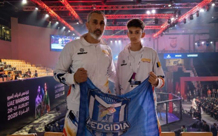 CS Medgidia, Patrick Crînguș la Abu Dhabi
