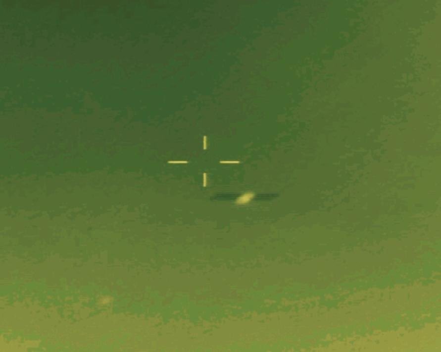 NATO publică imagini de la doborârea dronei în județul Galați, văzută prin sistemul de ochire al F-18