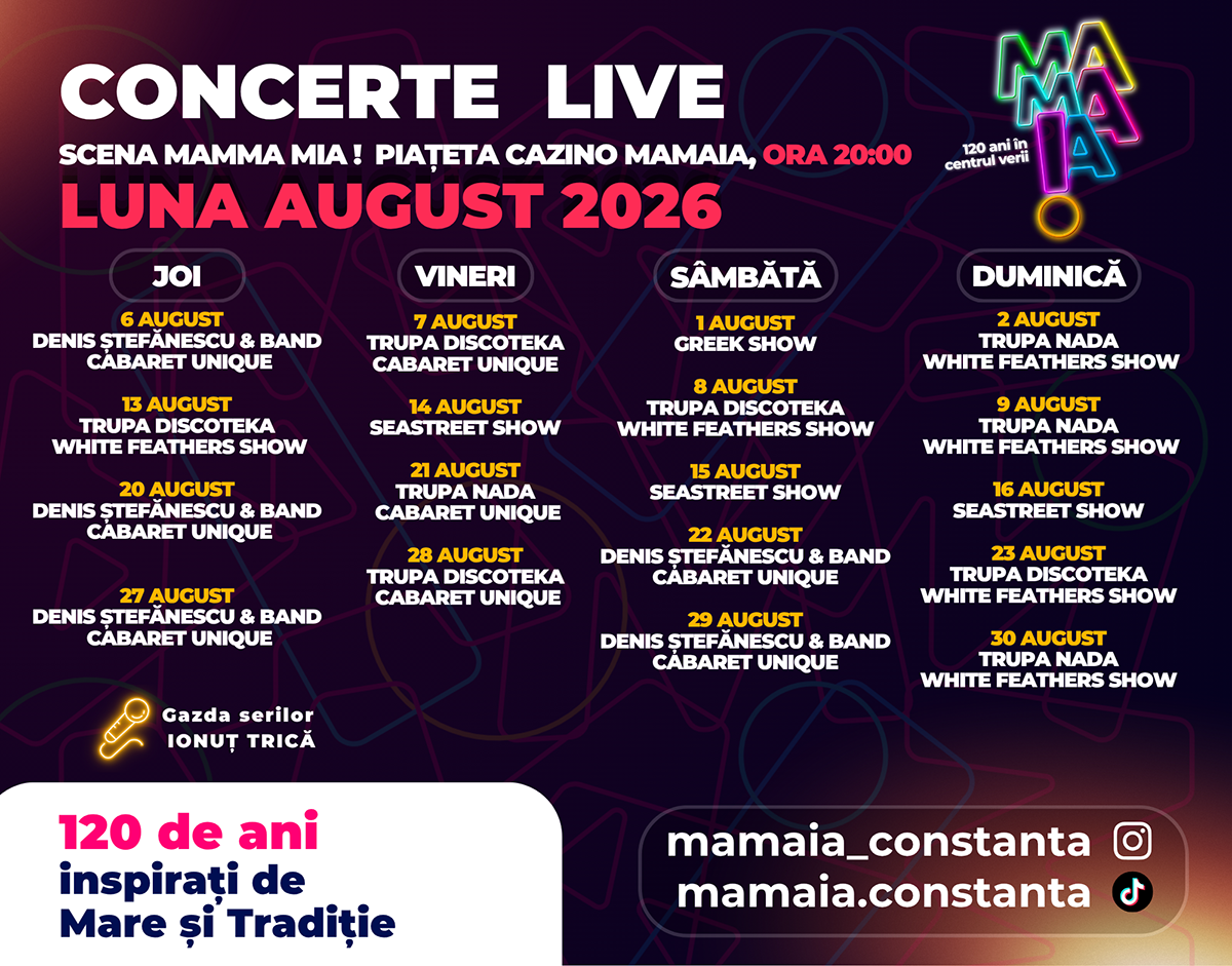 Evenimente Sfânta Maria 2026