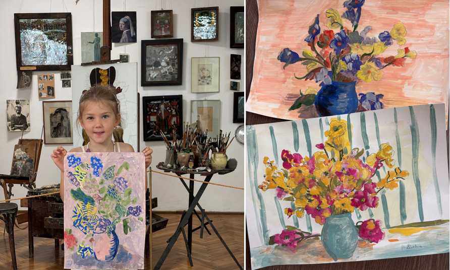 FOTO Florile lui Ștefan Luchian au inspirat un nou atelier de creație la Muzeul de Artă Constanța