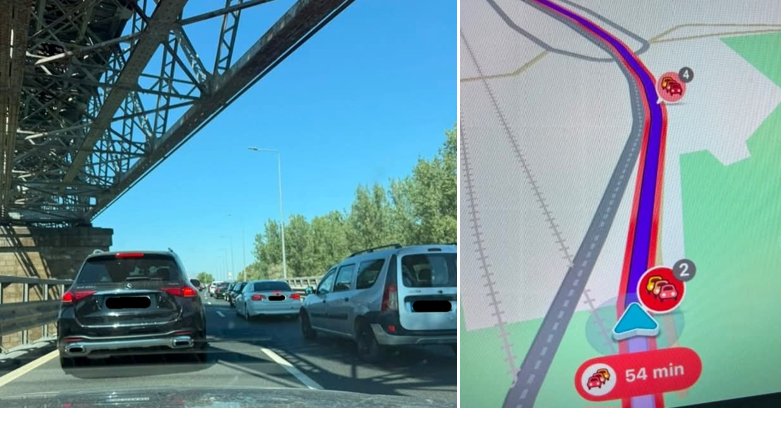 Blocaj pe A2, în zona Cernavodă: ambuteaje din cauza a două accidente pe sensul spre București