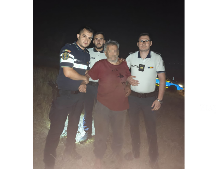 Bărbat de 76 de ani dispărut dintr-o comună din județul Tulcea depistat după mobilizarea rapidă a polițiștilor