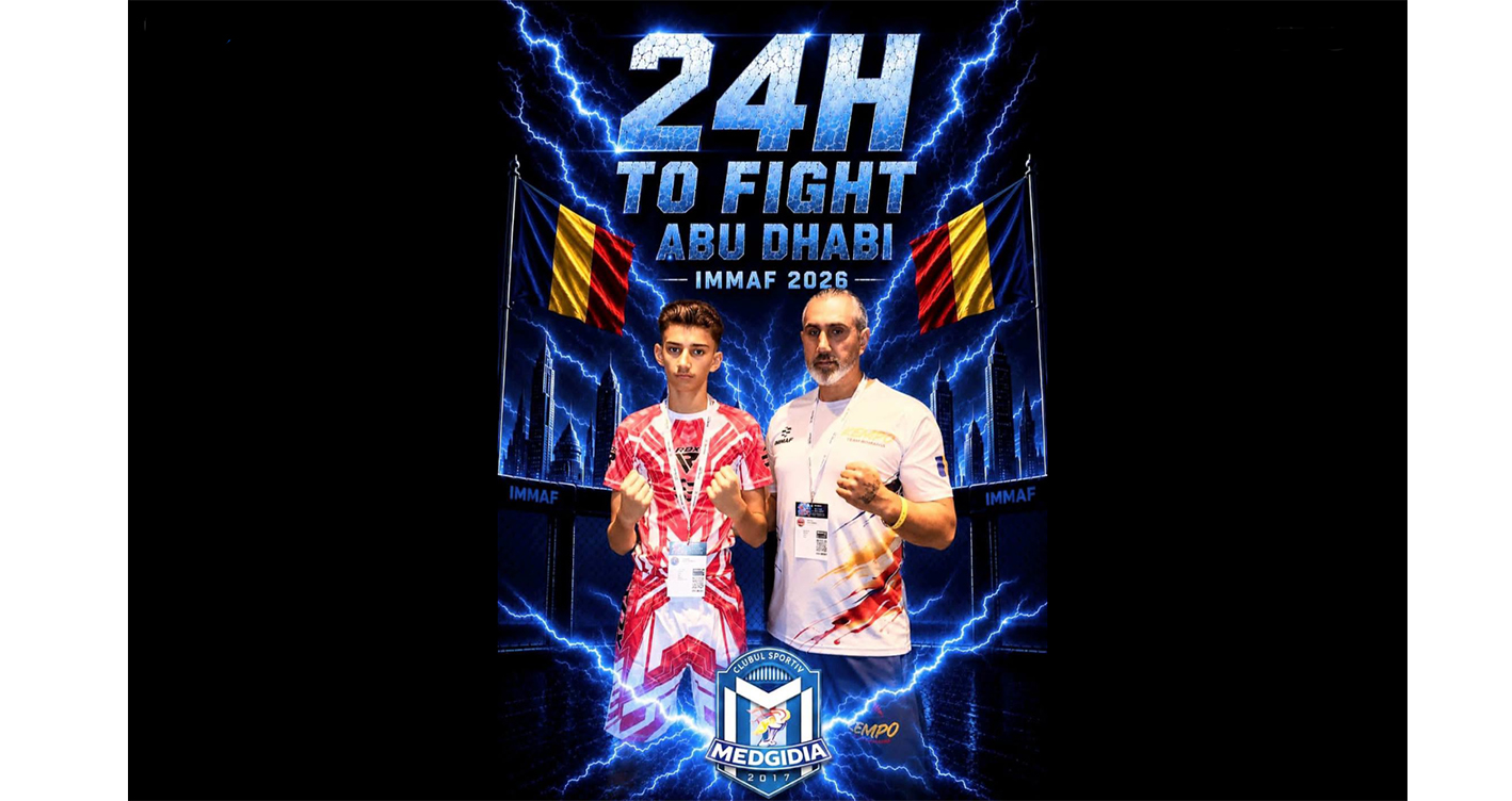 Pumnii strânși pentru Patrick Crînguș de la CS Medgidia: Sportivul luptă la Abu Dhabi, în Campionatul Mondial de MMA-IMMAF