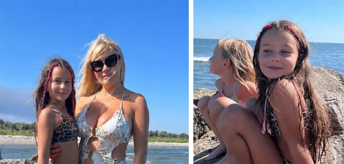 FOTO Apariție SPECTACULOASĂ a Elenei Udrea în costum de baie, alături de Adrian Alexandrov și fiica lor, Eva