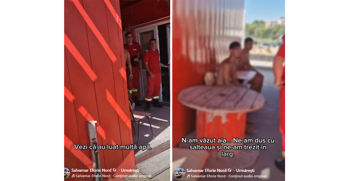 VIDEO Salvați în ULTIMUL MOMENT pe plaja Belona din Eforie Nord: Doi tineri din Slatina, luați de valuri