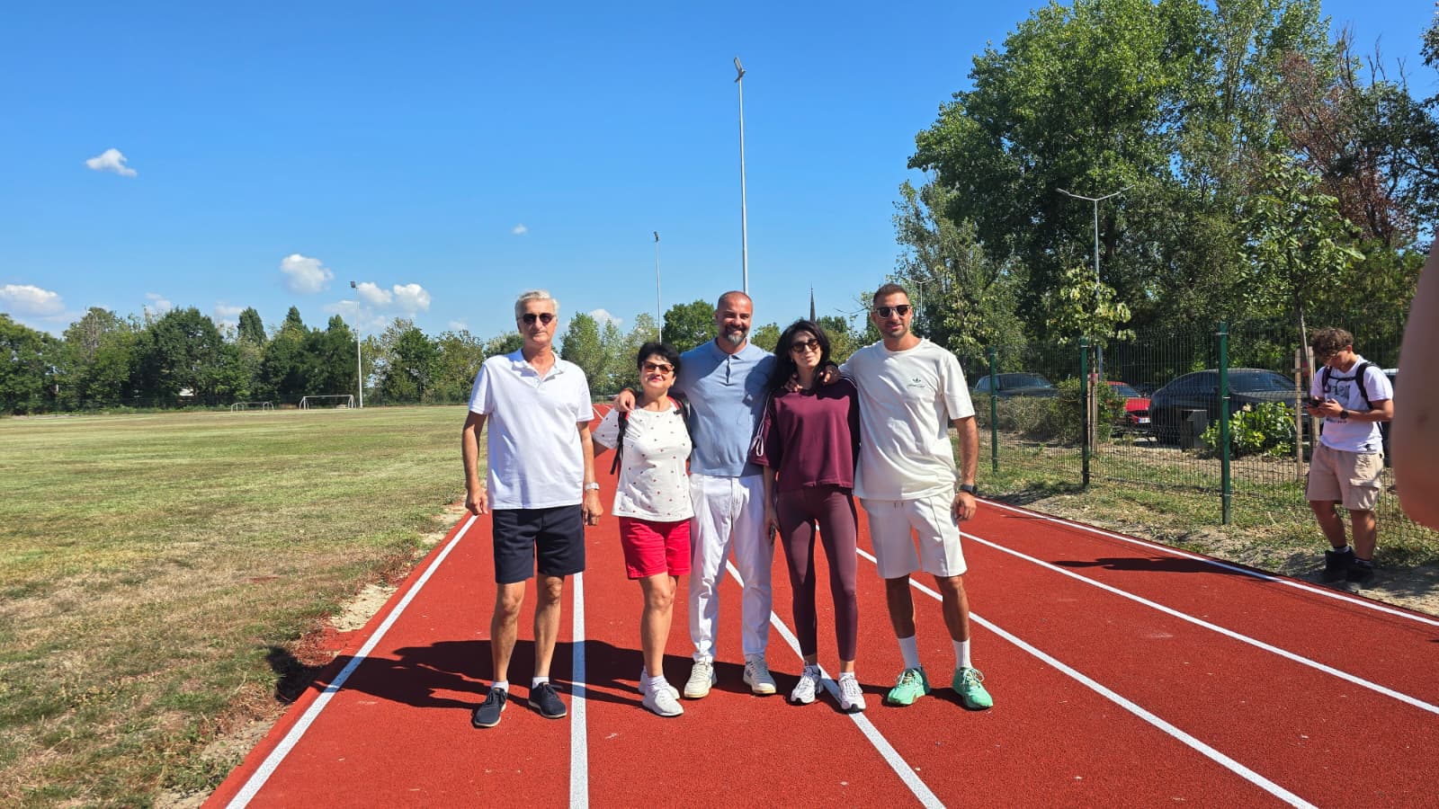 Inaugurarea pistei de atletism de la Palatul Copiilor