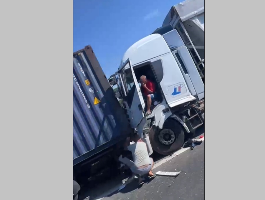 VIDEO Accident pe autostrada A2, București - Constanța, spre Capitală! Iată ce s-a întâmplat