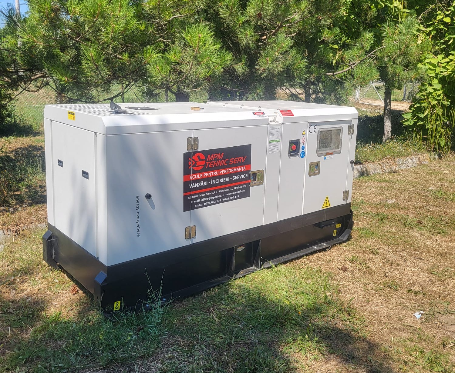 Primăria Cuza Vodă a achiziționat un generator pentru serviciul de apă: comuna va avea rezervă de energie în cazul întreruperilor de curent