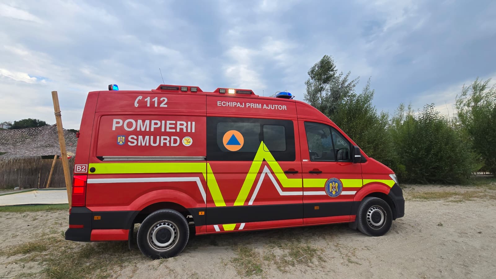 Incendiu plajă zoom Constanța, sursa foto Ziarul Amprenta