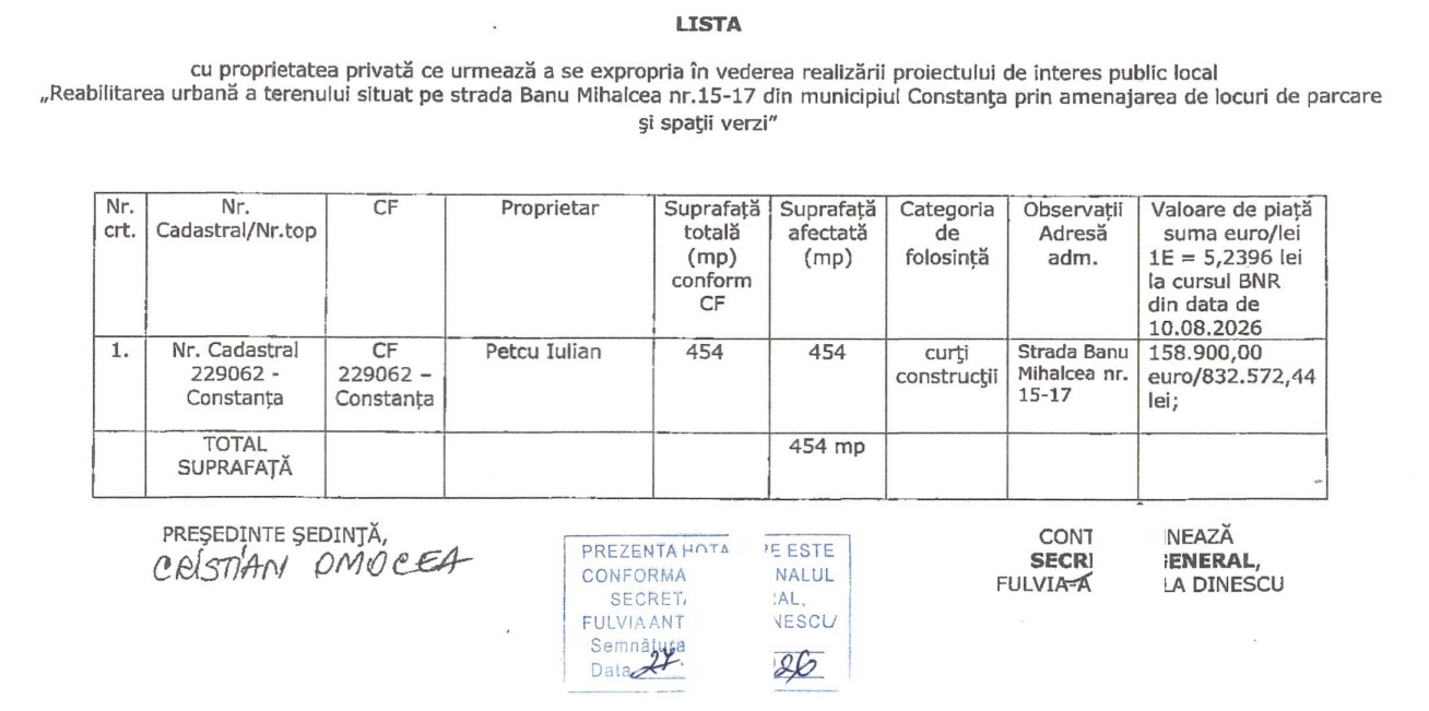 expropriere cartierul Faleză Nord