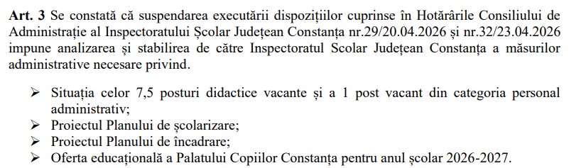 HCA Palatul Copiilor Constanța