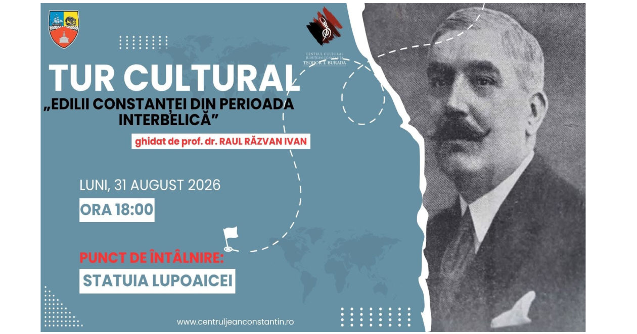 Constănțenii și turiștii pot participa luni la un nou tur cultural dedicat edililor din perioada interbelică