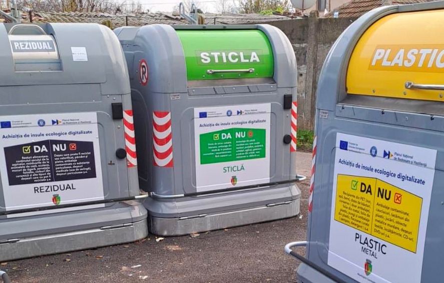 Cele 275 de insule ecologice digitalizate din municipiul Constanța au devenit, de astăzi, operaționale