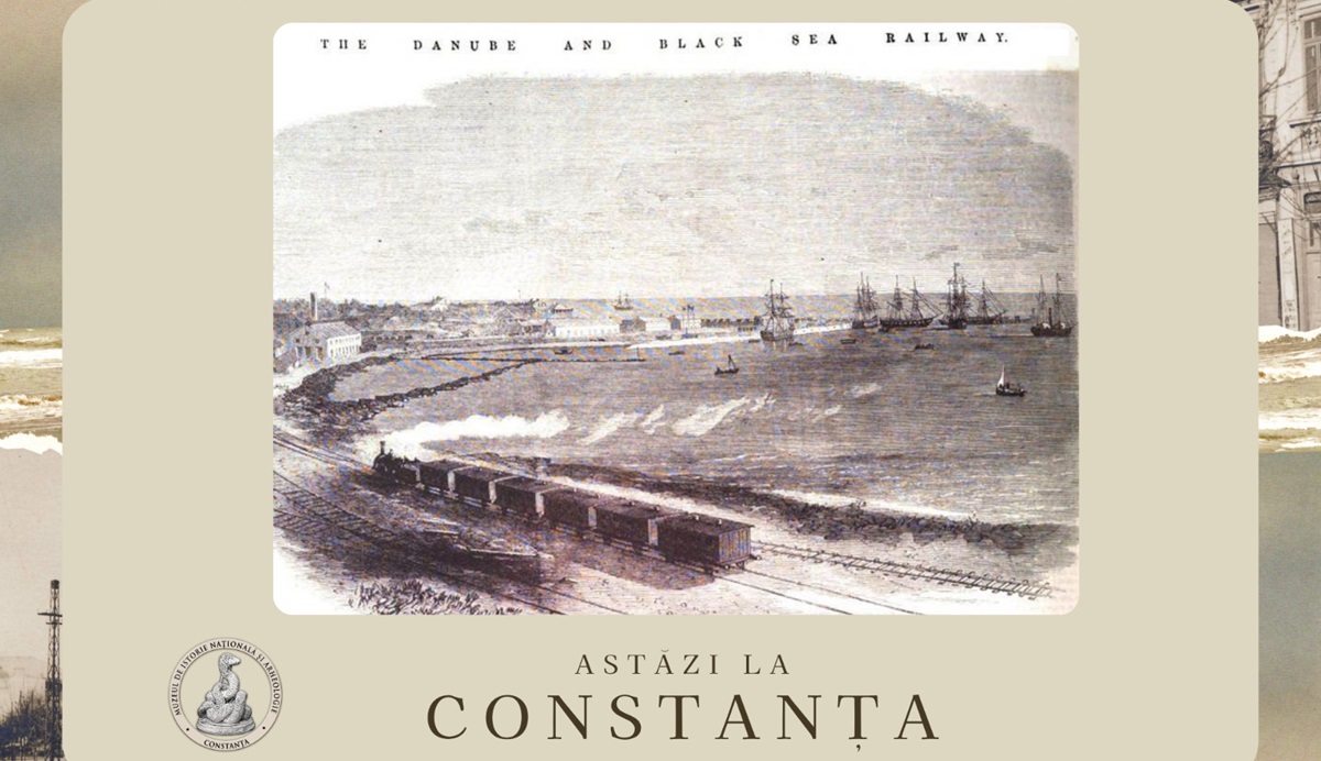 Muzeul de Istorie Constanța: Inaugurarea căii ferate Constanța - Cernavodă, în 1860, amintită în ziarul american The Living Age