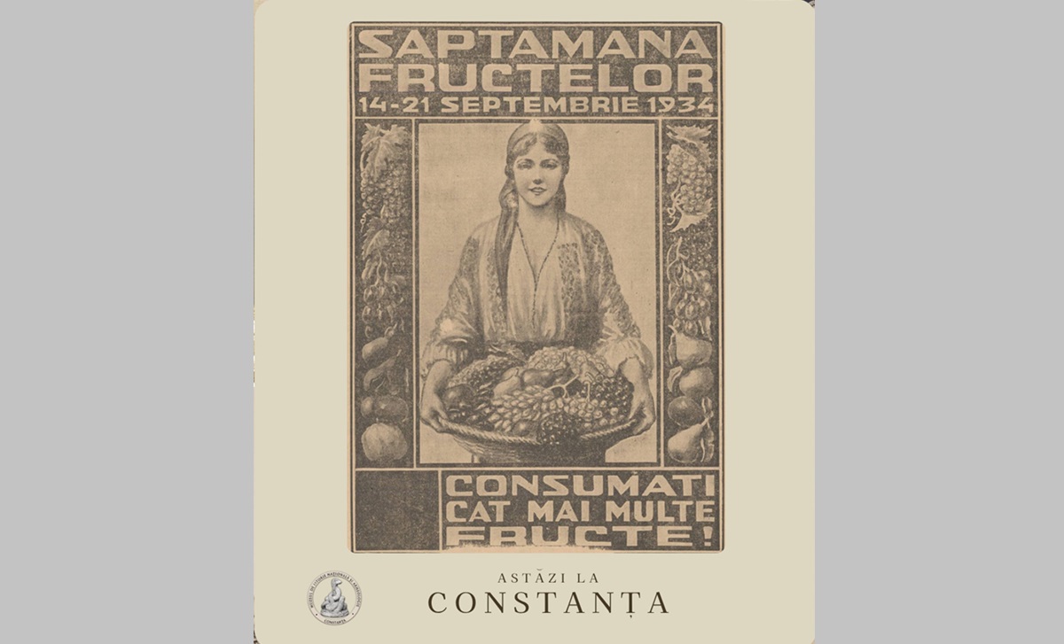 Muzeul de Istorie Constanța, amintiri despre evenimentul intitulat Săptămâna fructelor, organizat în oraș în 1934, pentru intensificarea consumului intern