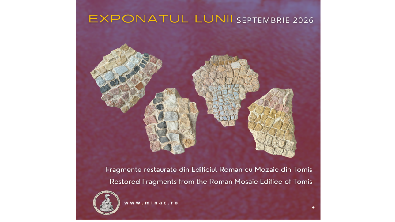 Exponatul lunii septembrie 2026, la MINAC: Fragmente restaurate din Edificiul Roman cu Mozaic din Tomis