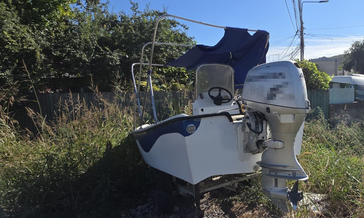 Un motor de ambarcațiune, căutat de autoritățile din Suedia, a fost depistat în Tulcea