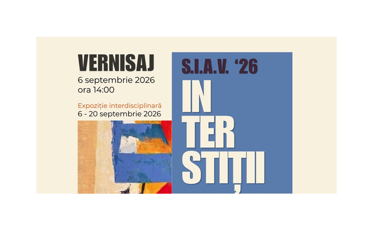 INTERSTIȚII – expoziție interdisciplinară la Muzeul Ion Jalea din Constanța, duminică, 6 septembrie