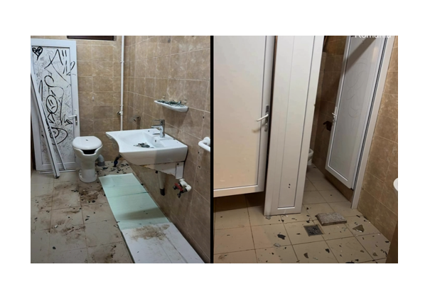 O toaletă publică din Parcul Evergreen din Mangalia a fost vandalizată noaptea trecută. Primarul Paul Foleanu: Toleranță zero pentru vandalism!