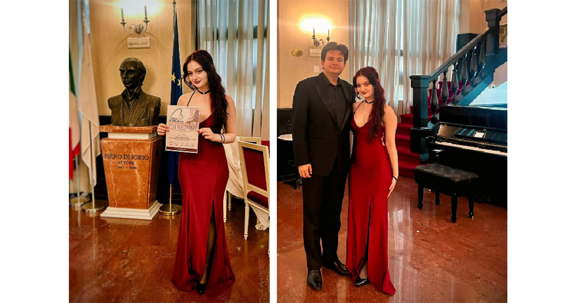 EXCELENȚĂ la Colegiul Național de Arte Regina Maria din Constanța: Inya Cutova, câștigătoarea ClaviMasters International Piano Competition