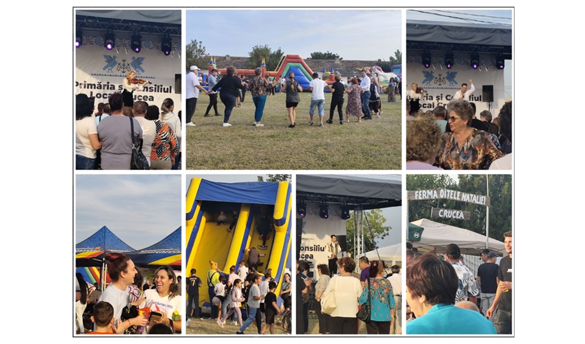 FOTO VIDEO Sute de persoane, prezente la Ziua comunei Crucea: Florin Mitroi, președintele CJC, alături de primarul Iulian Tudorache! Iată cine a mai participat la eveniment