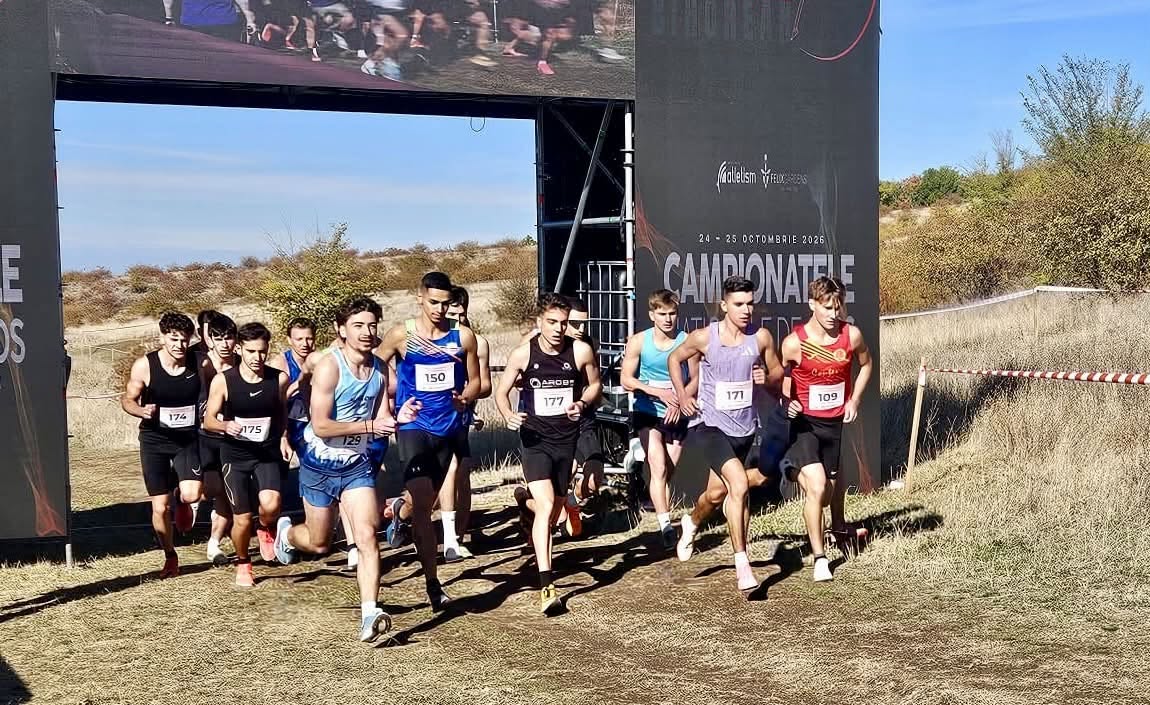 Atletul Alin Savlovschi de la CS Medgidia a obținut un onorabil loc 4 la Campionatul Național de Cross, Under23