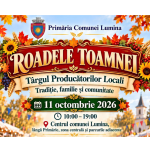 Primăria Lumina: Roadele Toamnei, sărbătoare de tradiție și comunitate, organizată duminică, în centrul comunei. Ce surprize sunt pregătite