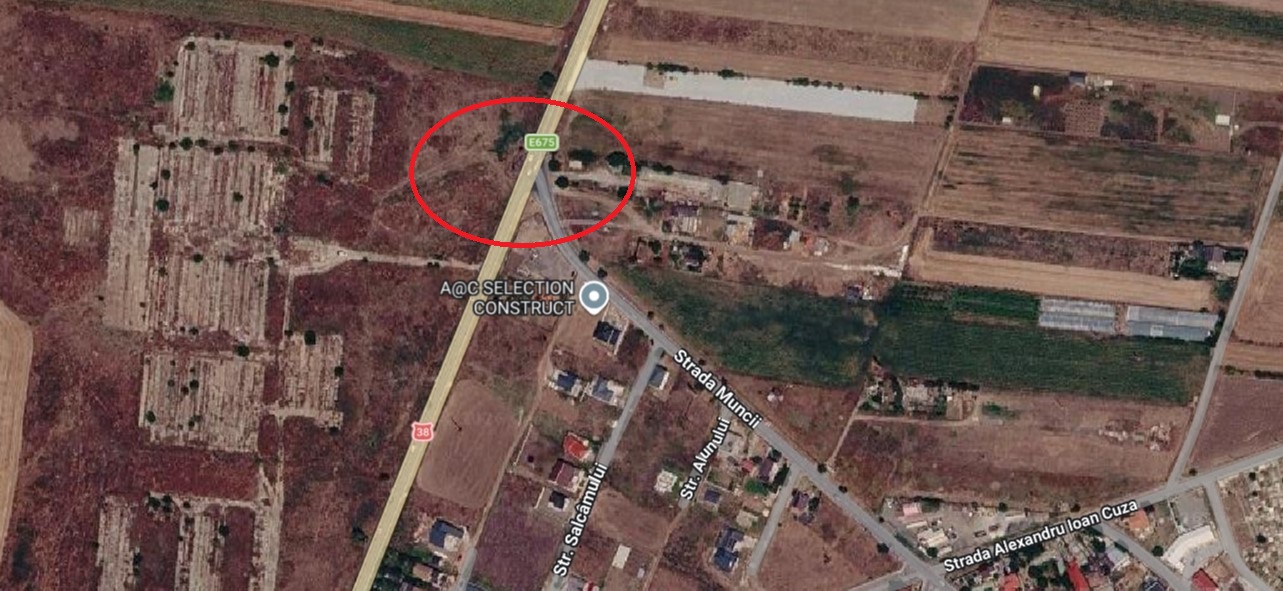 DN38 intersecție strada Muncii Techirghiol
