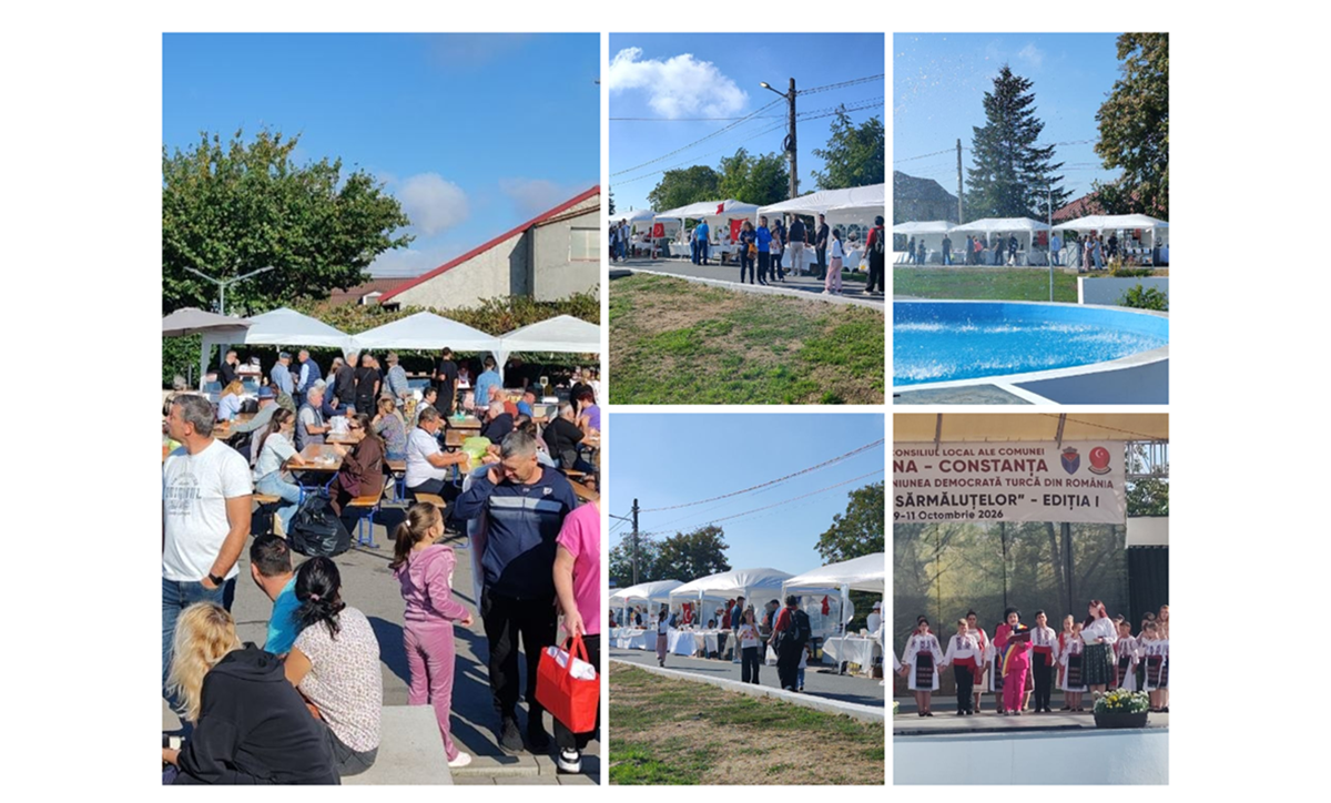 FOTO VIDEO Ultima zi la Festivalul Sărmăluțelor, organizat în comuna Cumpăna! Sute de persoane sunt prezente