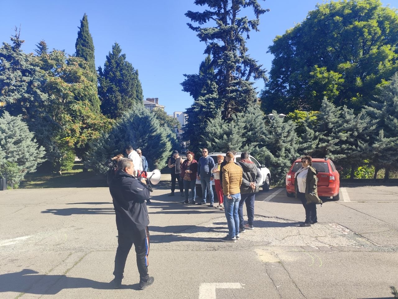 protest Călin Georgescu Prefectura Constanța