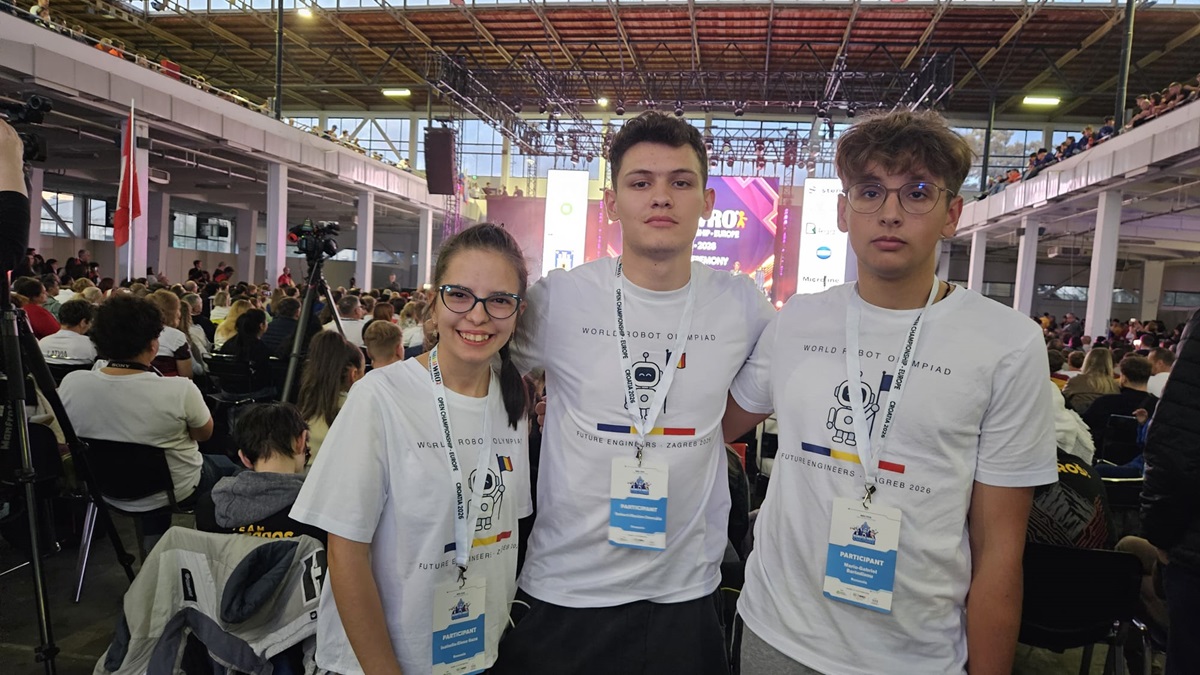 FOTO Echipa Storm Drive din Năvodari reprezintă comunitatea locală și județul Constanța pe scena internațională a roboticii, în Croația